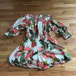 Floral Off-Shoulder Dress